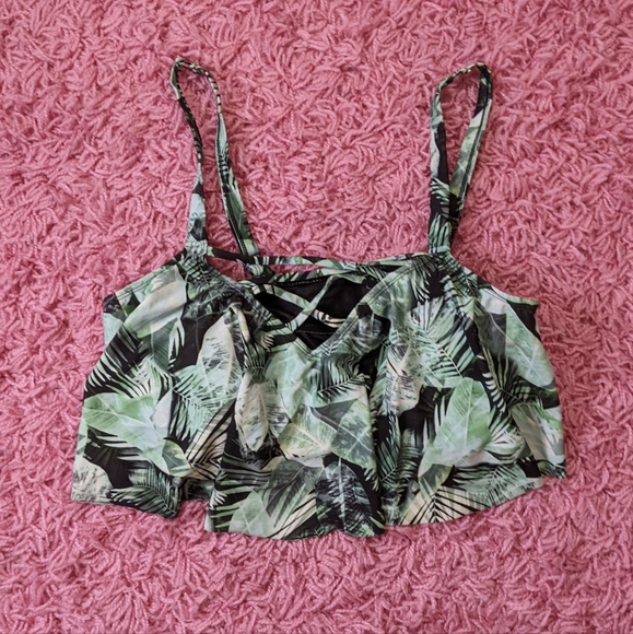 Torrid Tropical Swim Top - Picture 1 of 3